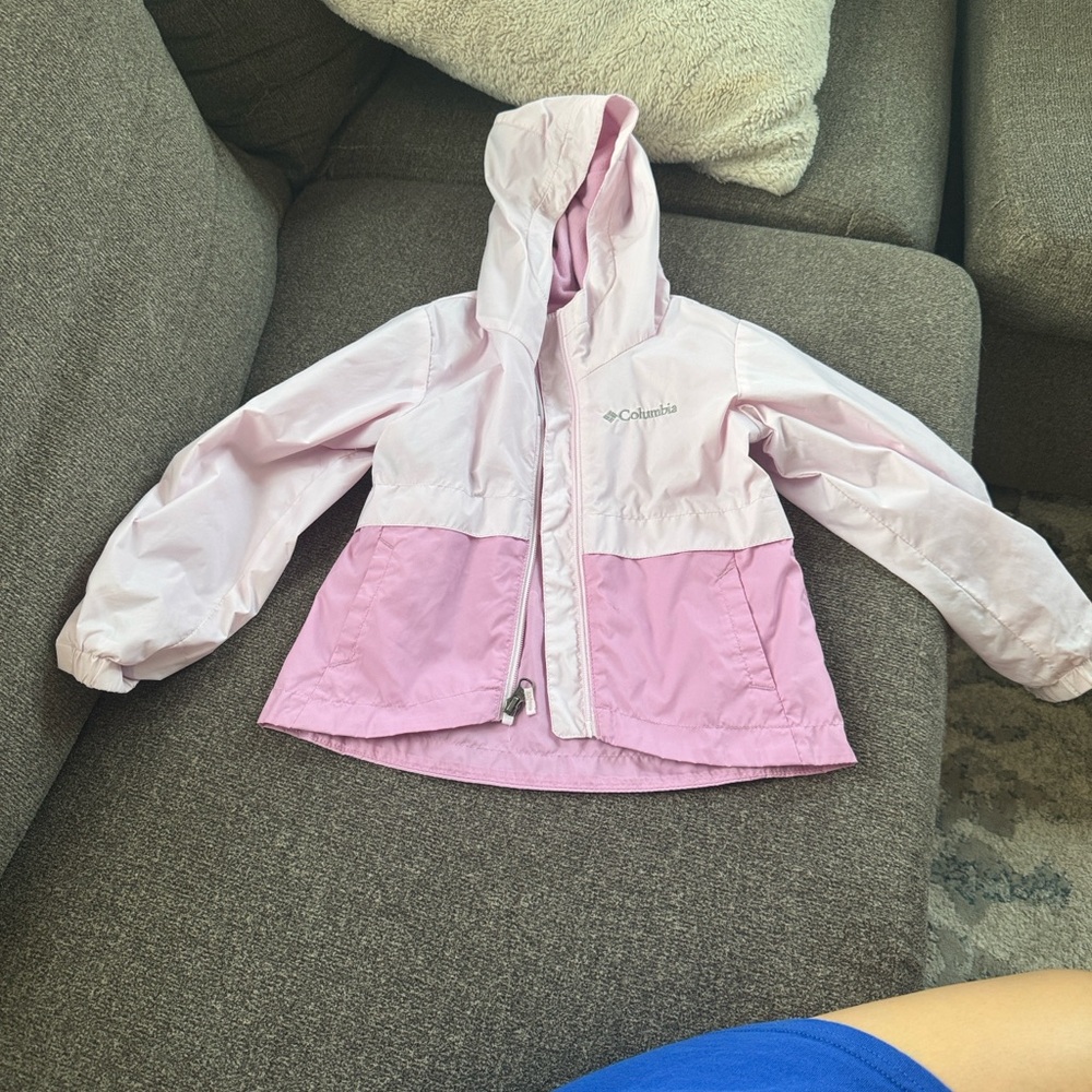 Columbia Kids Light Pink Raincoat